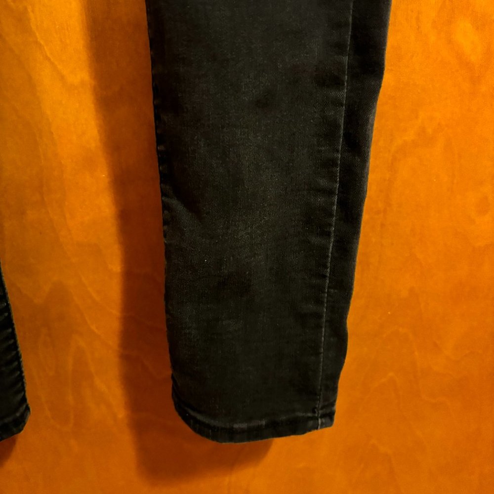Levi’s 711 Skinny Jeans Black Stretchy 30x30 - Picture 7 of 16
